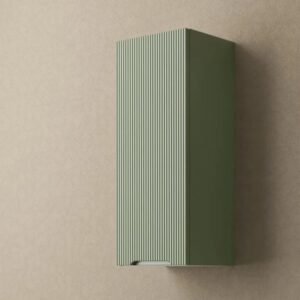 Mobile bagno sospeso t.b.t. verde con frontale a coste.
