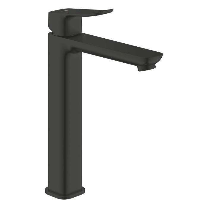 Lavabo da appoggio Grohe Dice nero opaco