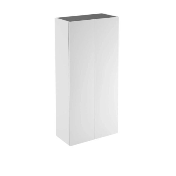 Mobile bagno colonna laccato portascarpe 2 ante L70xH150xP35 cm