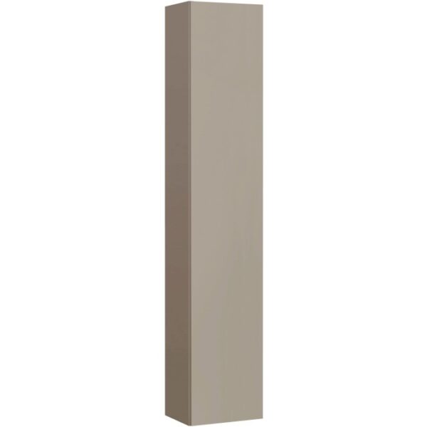 Mobile colonna bagno t.b.t. color tortora per maggiore spazio.
