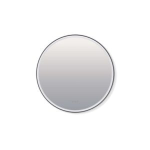 Specchiera LED S4 Round Ø 100 cm nero