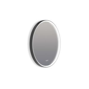 Specchiera LED S4 Round Ø 100 cm nero