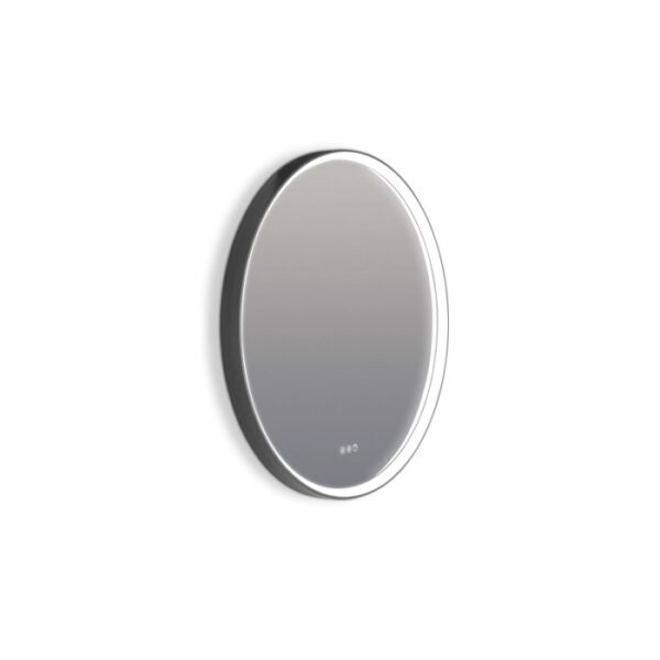 Specchiera LED S4 Round Ø 100 cm nero