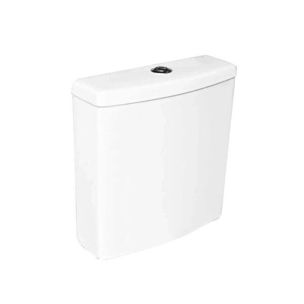 Cassetta WC di scarico monoblocco tulipano ceramica bianco