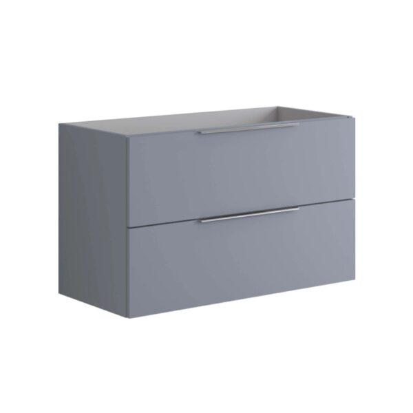 Mobile bagno cassettiera Bali 100 cm 2 cassetti Indaco Opaco