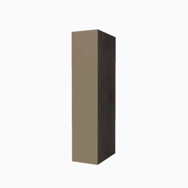 Colonna lavanderia anta singola H182xL40xP65 cm Olmo Caffè Tortora opaco