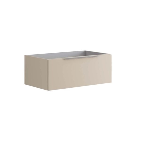 Mobile bagno cassettiera Bali 80 cm 1 cassetto Sabbia Opaco