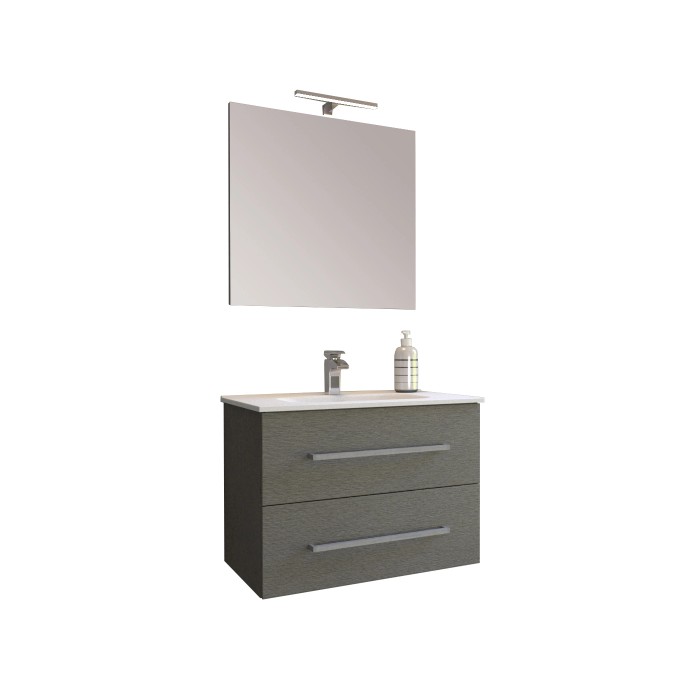 t.b.t. Mobile bagno con specchio e rubinetto. Set arredo bagno.