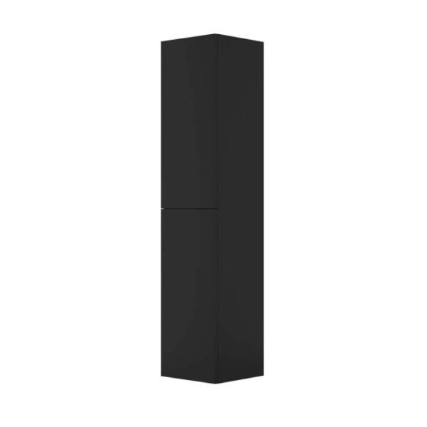 Torre bagno MDF Push to Open Idrostile 1600 mm nero opaco