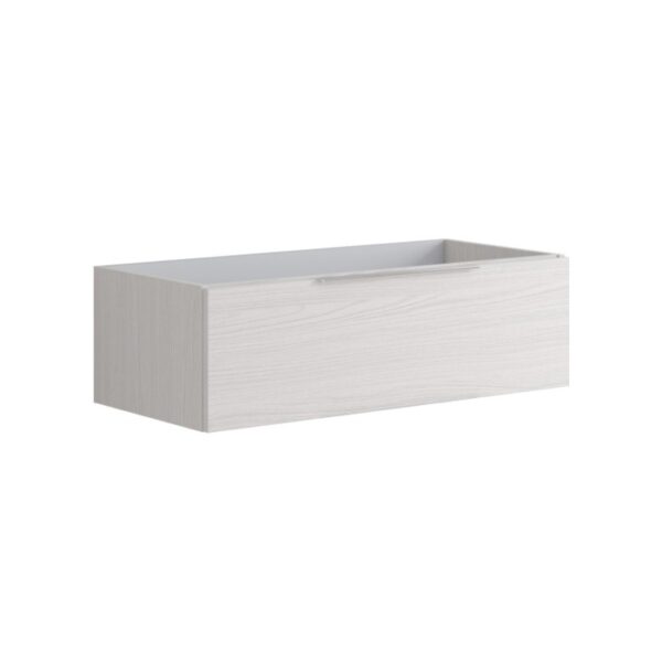 t.b.t. Mobile bagno sospeso bianco effetto legno.