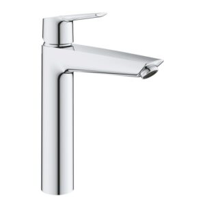 Miscelatore lavabo Grohe QuickFix Start XL lucido con bocca alta.