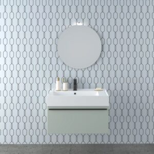 t.b.t. Mobile bagno con specchio e mobile base per il bagno.