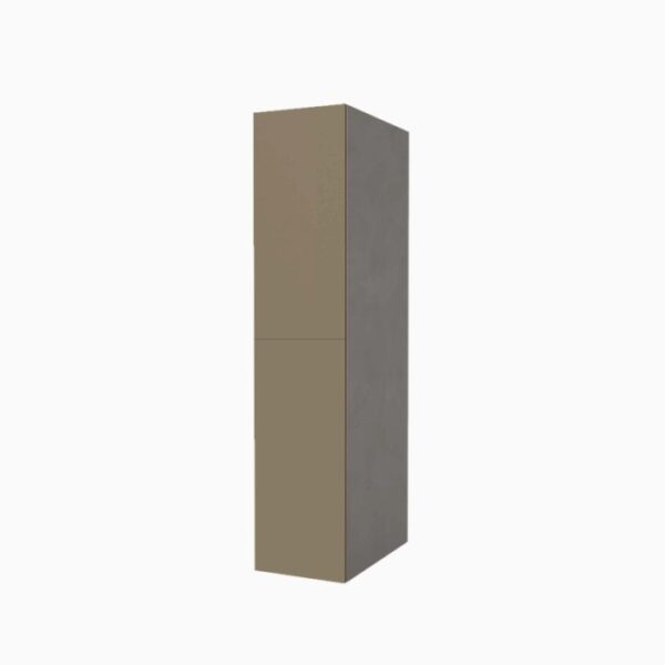 Colonna lavanderia anta doppia H182xL40xP65 cm Grigio Tortora opaco