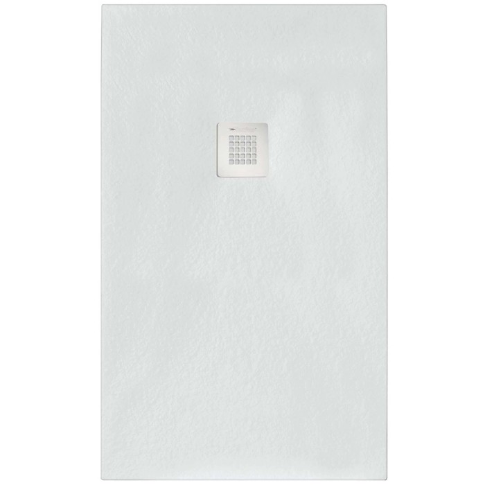 Piatto doccia t.b.t. bianco con scarico quadrato