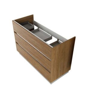 t.b.t. Mobile bagno in legno con cassetti per arredo bagno.