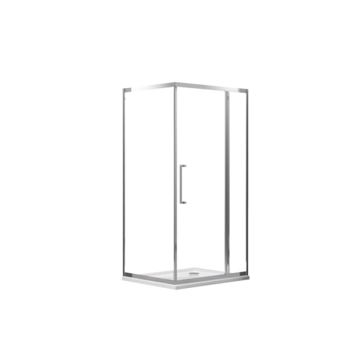 Box doccia porta scorrevole Klara 98,3/99,3 x 78,3/79,3 cm