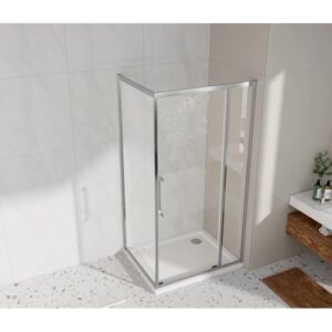 Box doccia porta scorrevole Klara 98,3/99,3 x 78,3/79,3 cm
