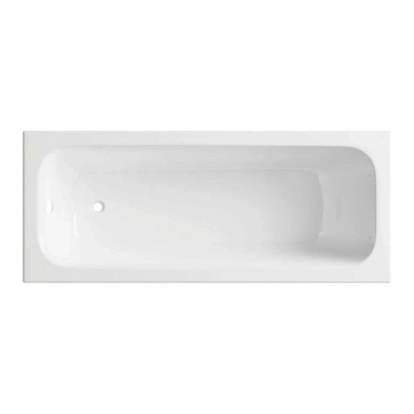 Vasca da bagno da incasso rettangolare Cabaiguán 140 cm bianco in acrilico