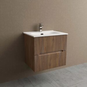t.b.t. Mobile bagno con lavabo e rubinetto per bagno.