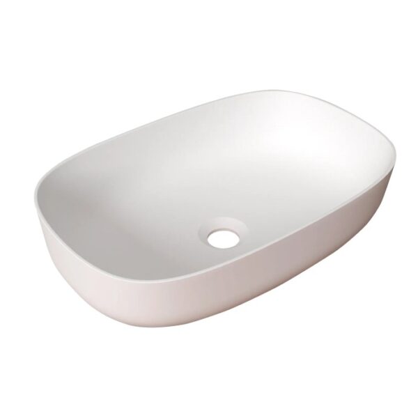 Lavabo singolo t.b.t. bianco, forma ovale.