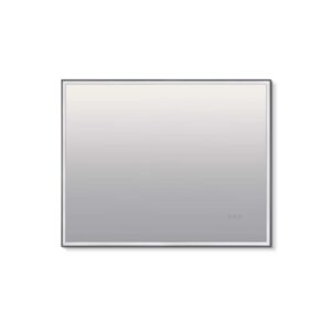 Specchiera LED S4 Square 100x80 cm nero