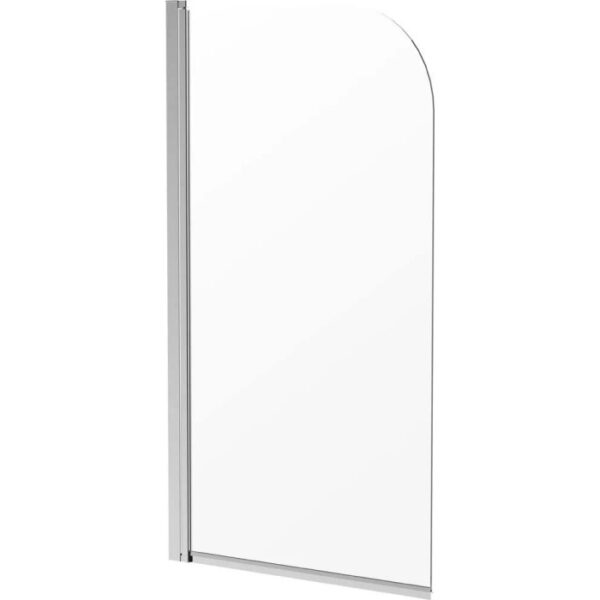 Parete vasca da bagno Idrostile 80x140 cm cromo