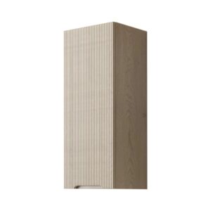 Pensile bagno t.b.t., effetto legno con scanalature verticali.