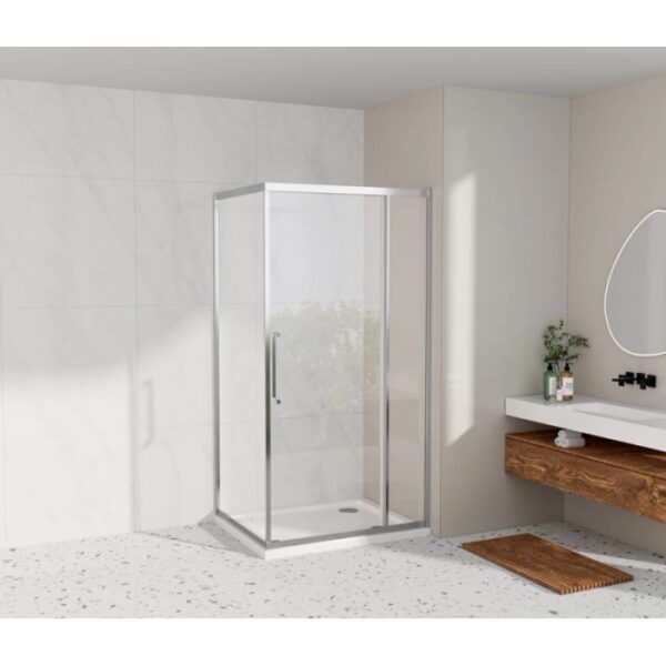 Box doccia porta scorrevole Klara 118,3/119,3 x 78,3/79,3 cm