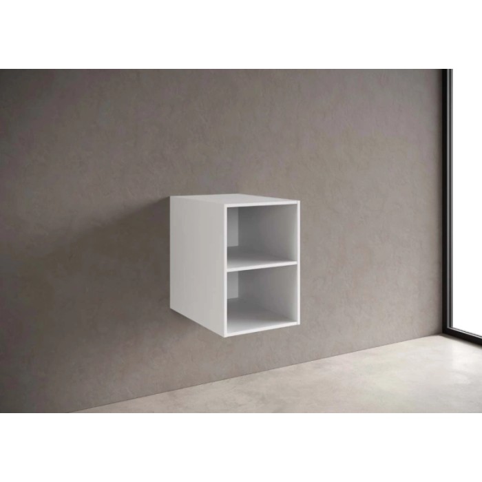 Mobile bagno sospeso t.b.t. bianco con due scomparti.