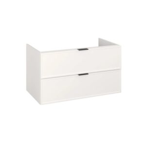Mobile bagno t.b.t. bianco con due cassetti per arredo bagno.