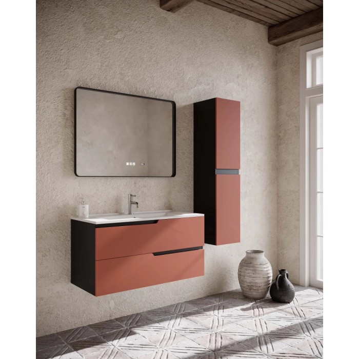 Specchiera LED bagno touch Savini 100x75 cm