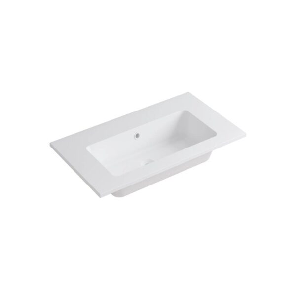 Lavabo singolo t.b.t. bianco per il bagno.