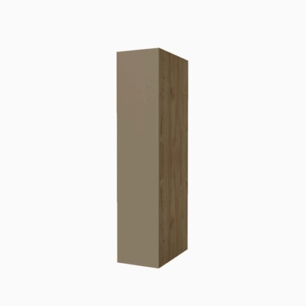 Colonna lavanderia anta singola H182xL40xP65 cm Noce Tortora opaco