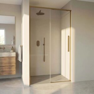 Porta doccia scorrevole Slim 178-180x200 cm oro rosa