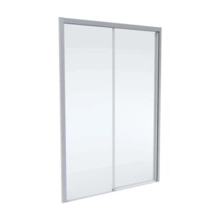 Porta doccia scorrevole Elite 176,5-180,5x200 cm nichel spazzolato