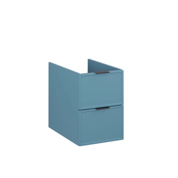 Mobile bagno t.b.t. blu con due cassetti.