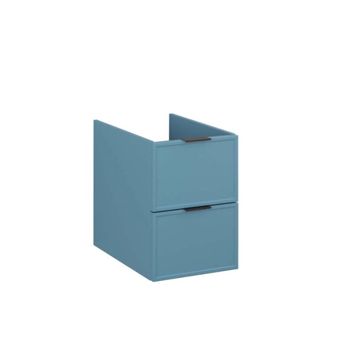 Mobile bagno t.b.t. blu con due cassetti.