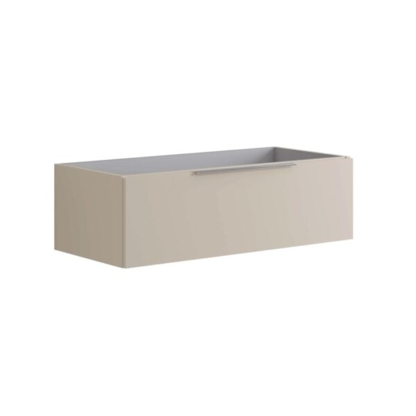 Mobile bagno base lavabo Bali 100 cm 1 cassetto Sabbia Opaco