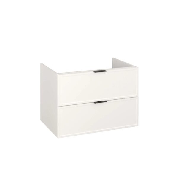 Mobile bagno sospeso t.b.t. bianco con due cassetti.