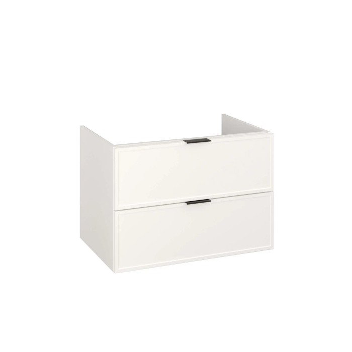 Mobile bagno sospeso t.b.t. bianco con due cassetti.