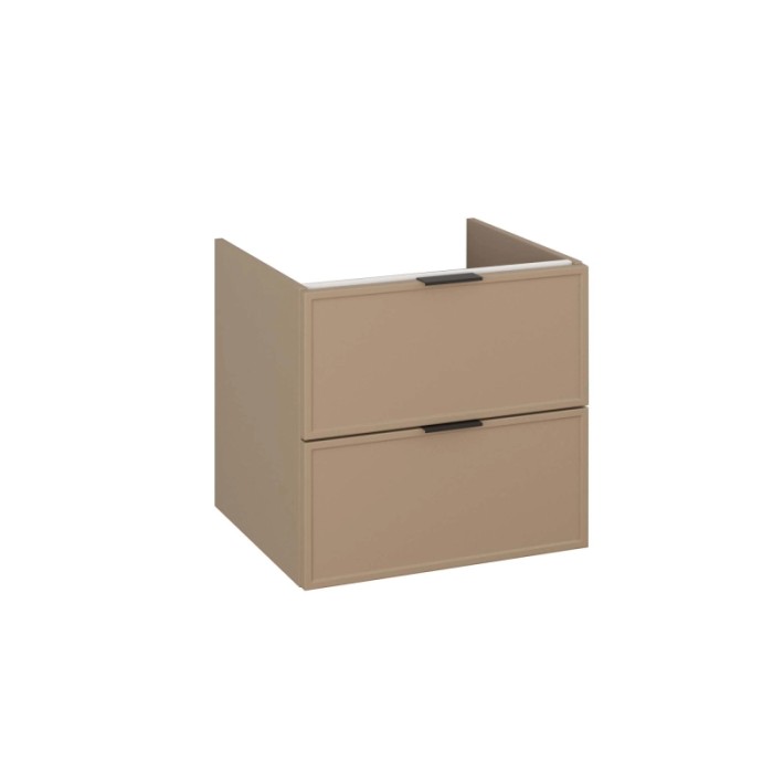 t.b.t. mobile bagno beige con due cassetti per arredo bagno.