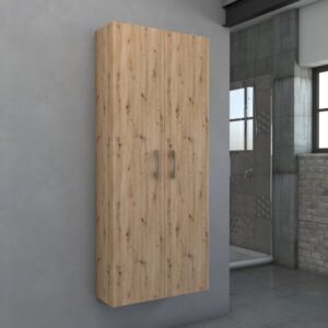 Mobile bagno sospeso verticale effetto legno, categoria: Arredo bagno.