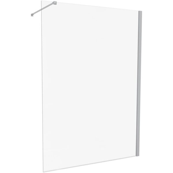 Box doccia walk-in t.b.t. con barra di supporto, parete doccia in vetro trasparente