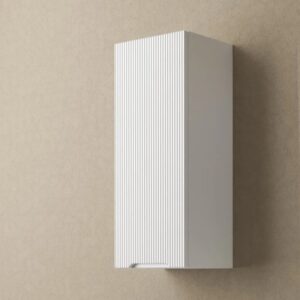 Mobile bagno sospeso bianco t.b.t. con frontale a coste.