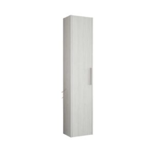 Mobile bagno colonna sospesa reversibile 1 anta finitura olmo creme 34x162x25 cm