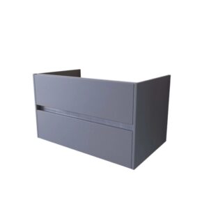Mobile bagno sospeso t.b.t. grigio con due cassetti.