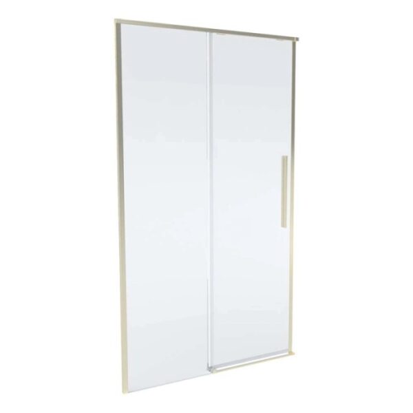 Porta doccia scorrevole Slim 158-160x200 cm oro spazzolato