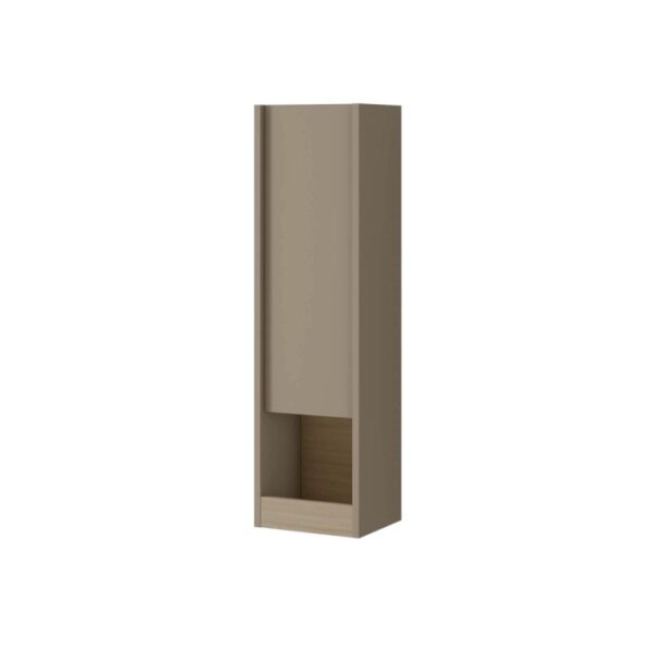 Mobile bagno t.b.t. beige con vano a giorno.