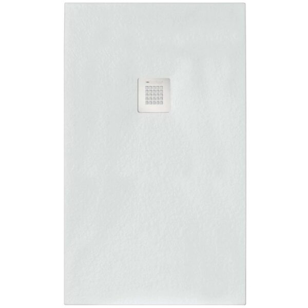 Piatto doccia t.b.t. bianco con scarico quadrato