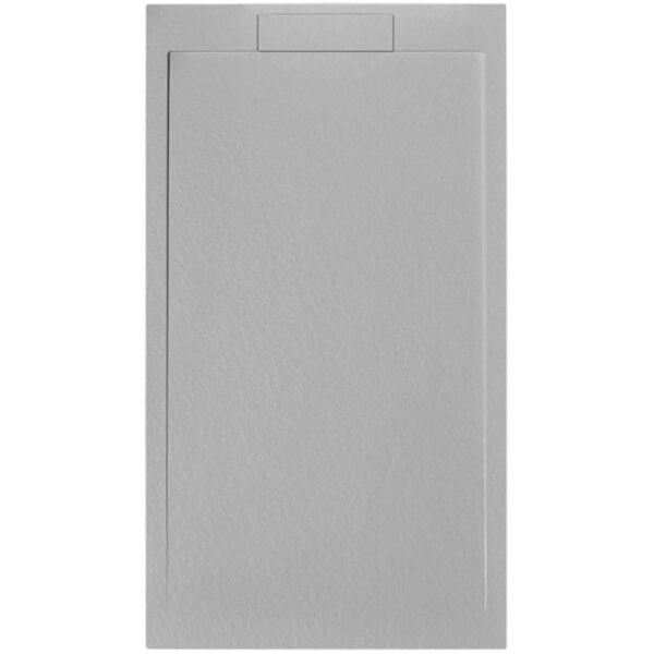 Piatto doccia grigio t.b.t. in materiale robusto per bagni moderni.